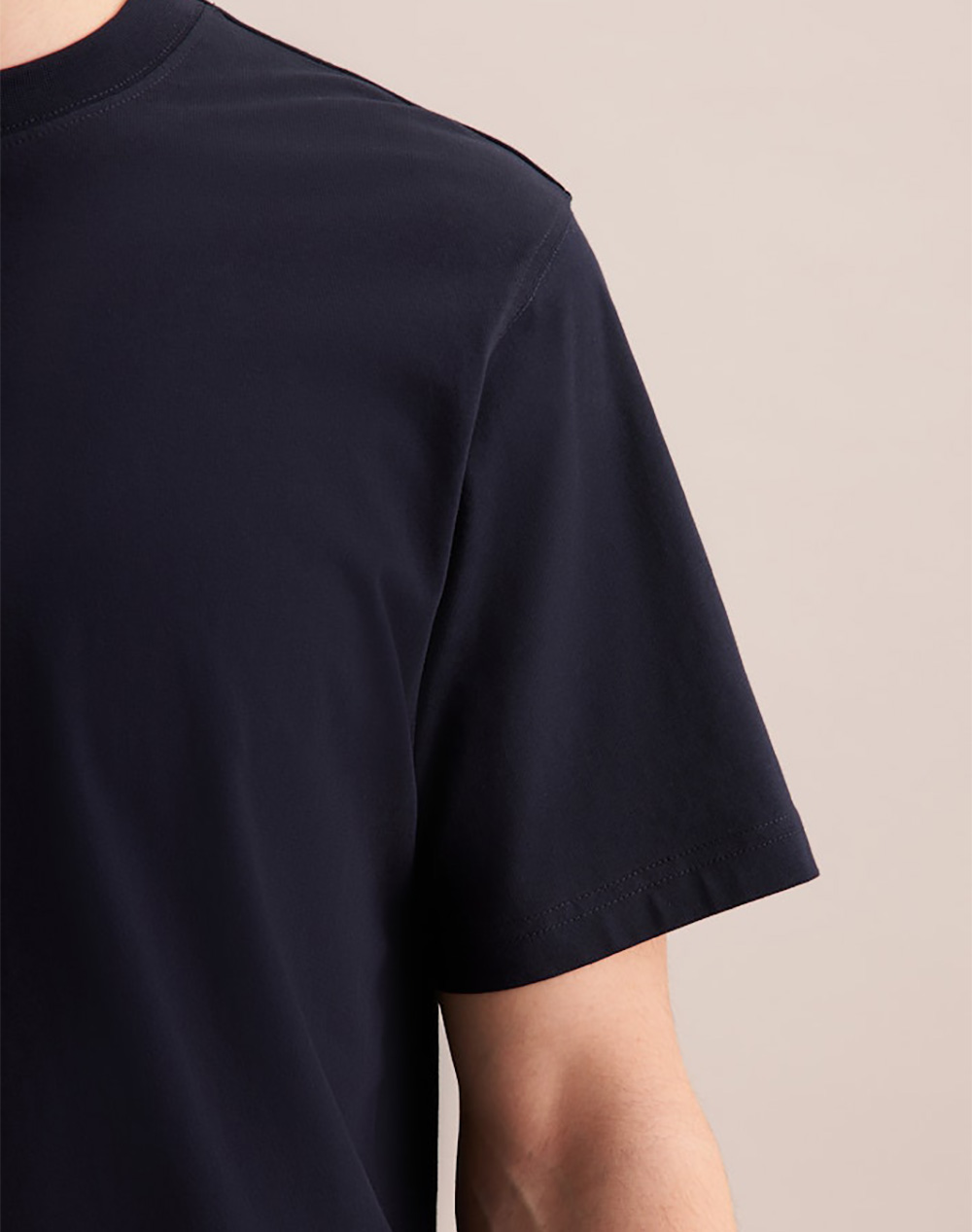 SEIDENSTICKER BASIC T-SHIRT 140100-19 DarkBlue φωτογραφία