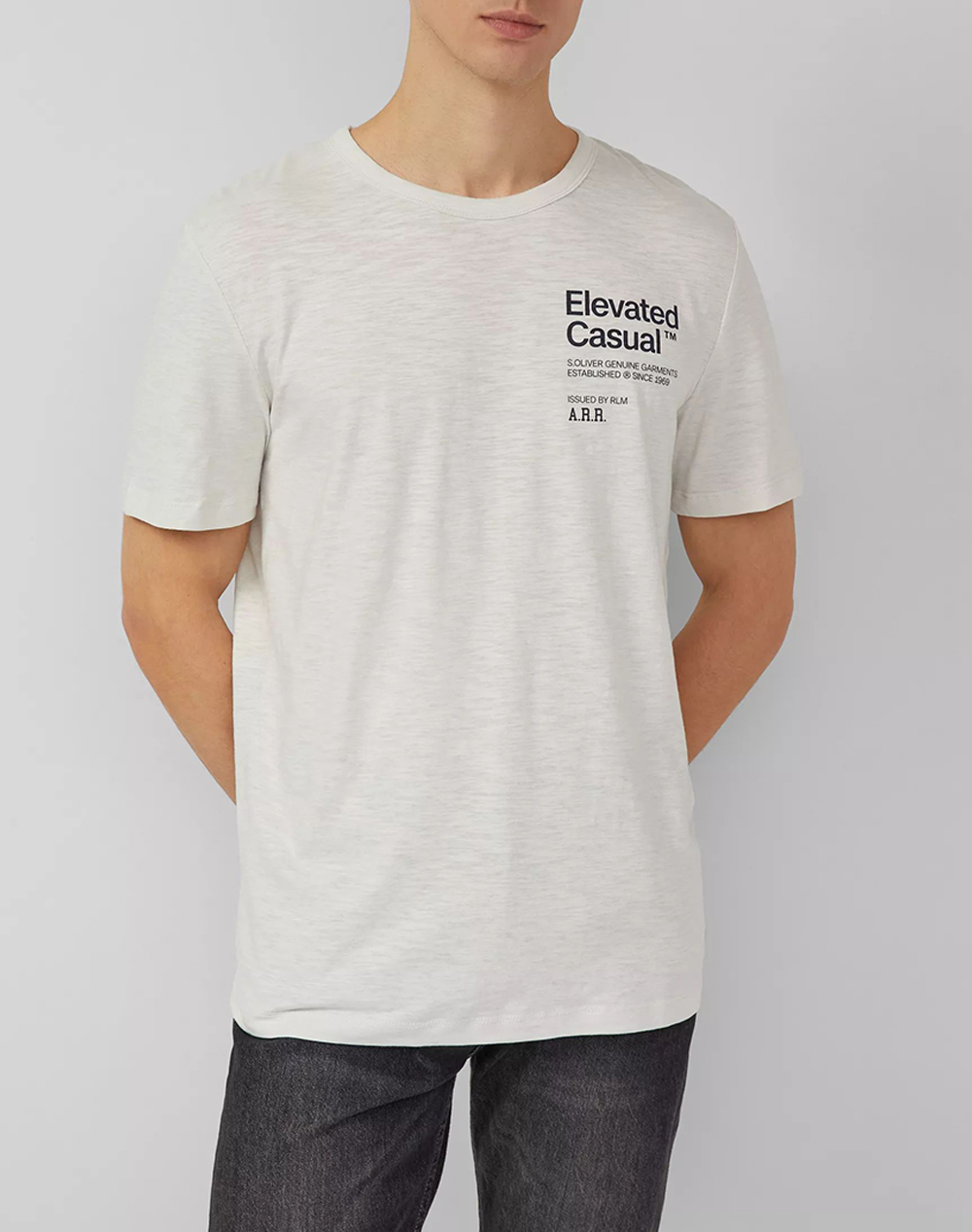 S.OLIVER Μπλούζα SO2169775-02D2 Cream