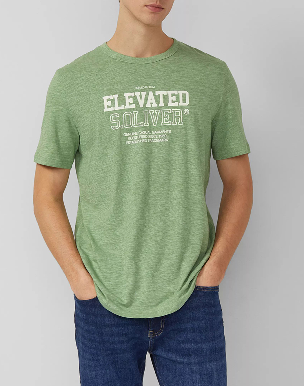 S.OLIVER Μπλούζα SO2169775-72D1 Green