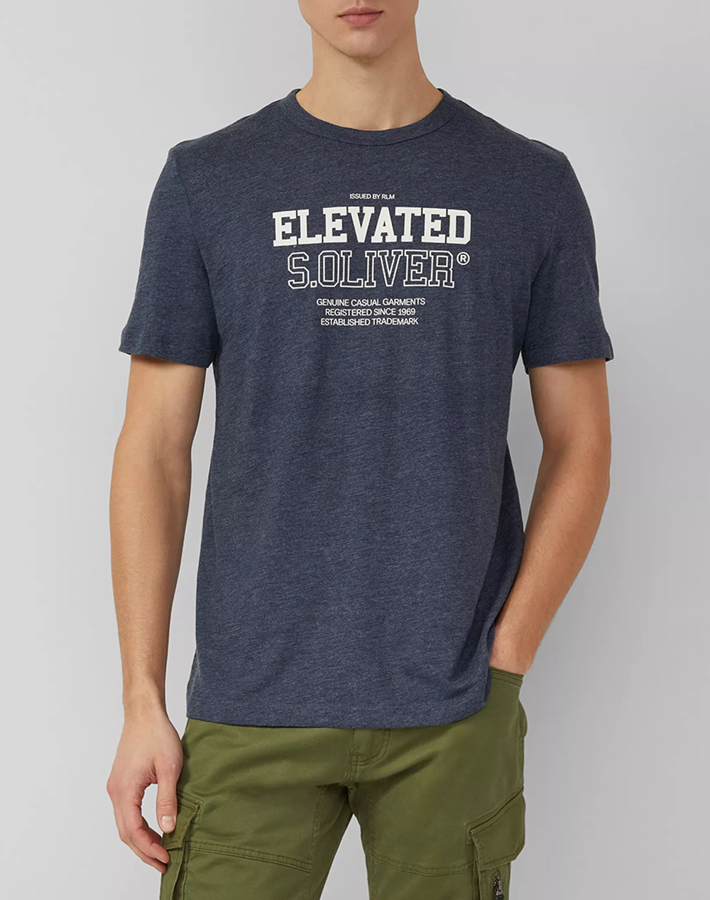 S.OLIVER Μπλούζα SO2169775-59D1 NavyBlue