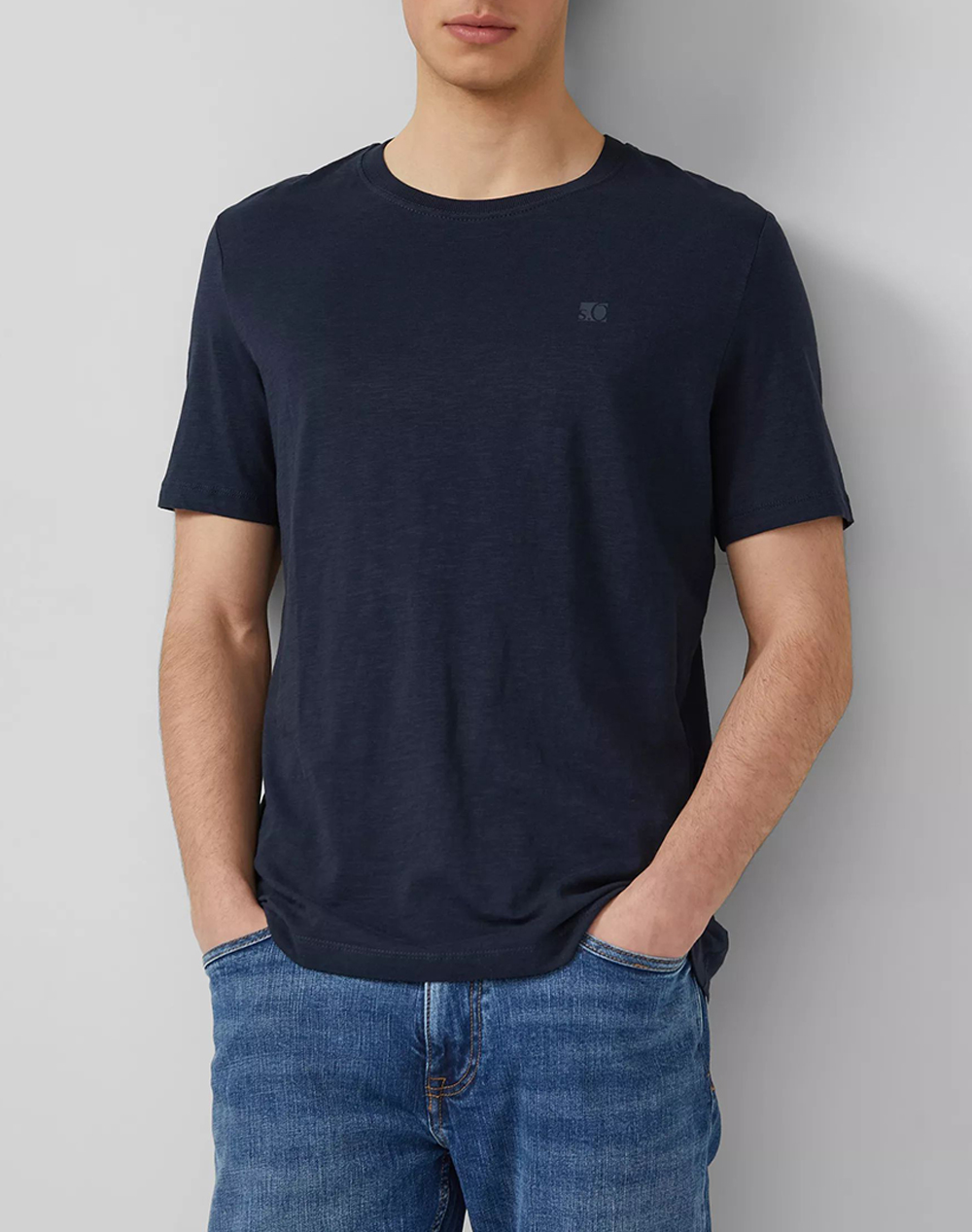 S.OLIVER Μπλούζα SO2175634-5978 NavyBlue