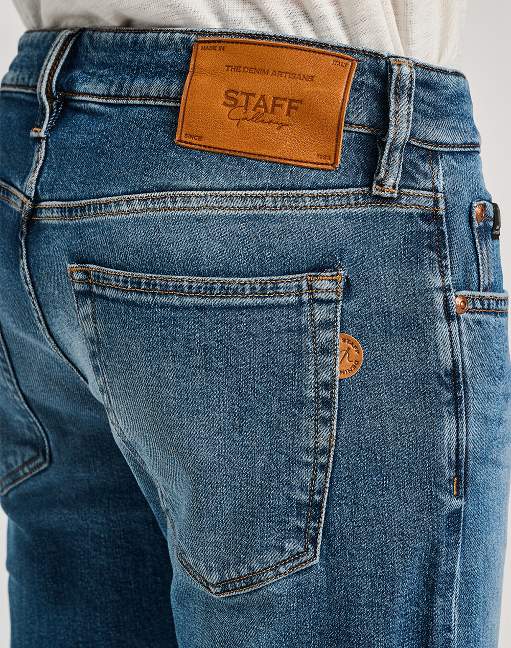 Staff Hardy Man Pant 5-859 045 B2 055- 00 Denimblue ανδρικά ρούχα παντελόνια Jeans Politikos Shop Πολιτικός