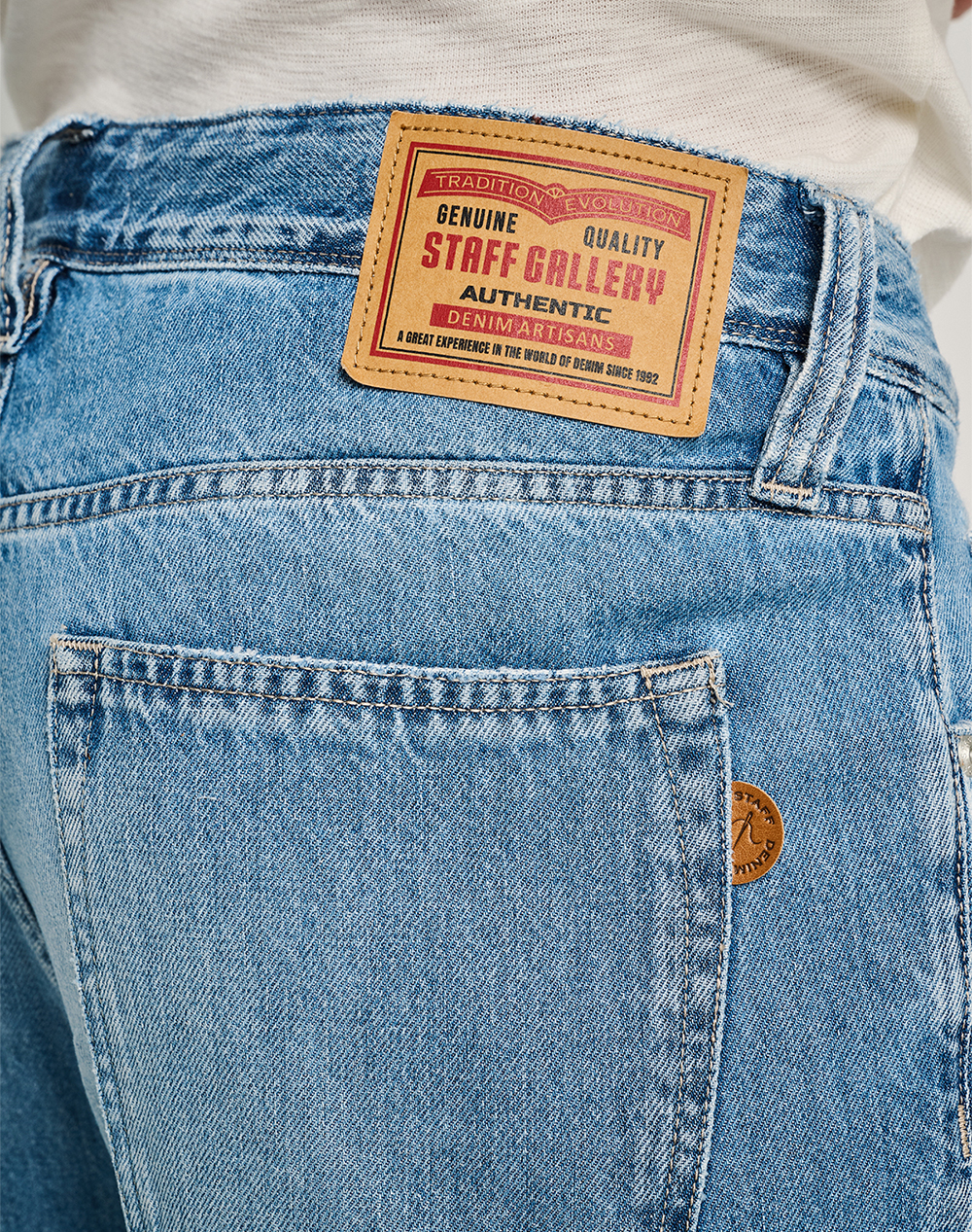 Staff Devis Man Pant 5-822 009 B3 055- 00 Denimblue ανδρικά ρούχα παντελόνια Jeans Politikos Shop Πολιτικός