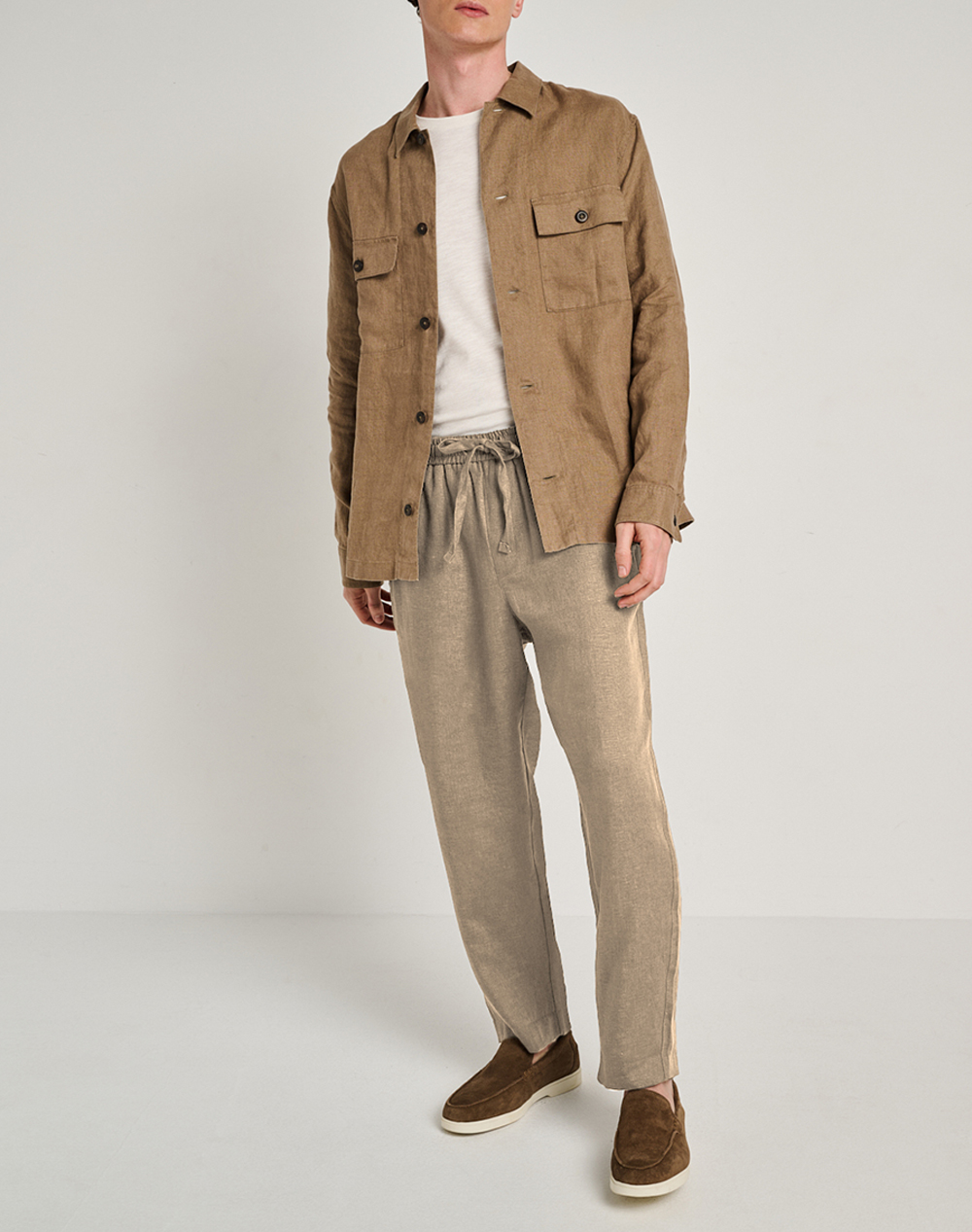 Staff Andre Man Pant 60-Bp0280 055-Ν0033 Sandybrown ανδρικά ρούχα παντελόνια Υφασματινα Politikos Shop Πολιτικός