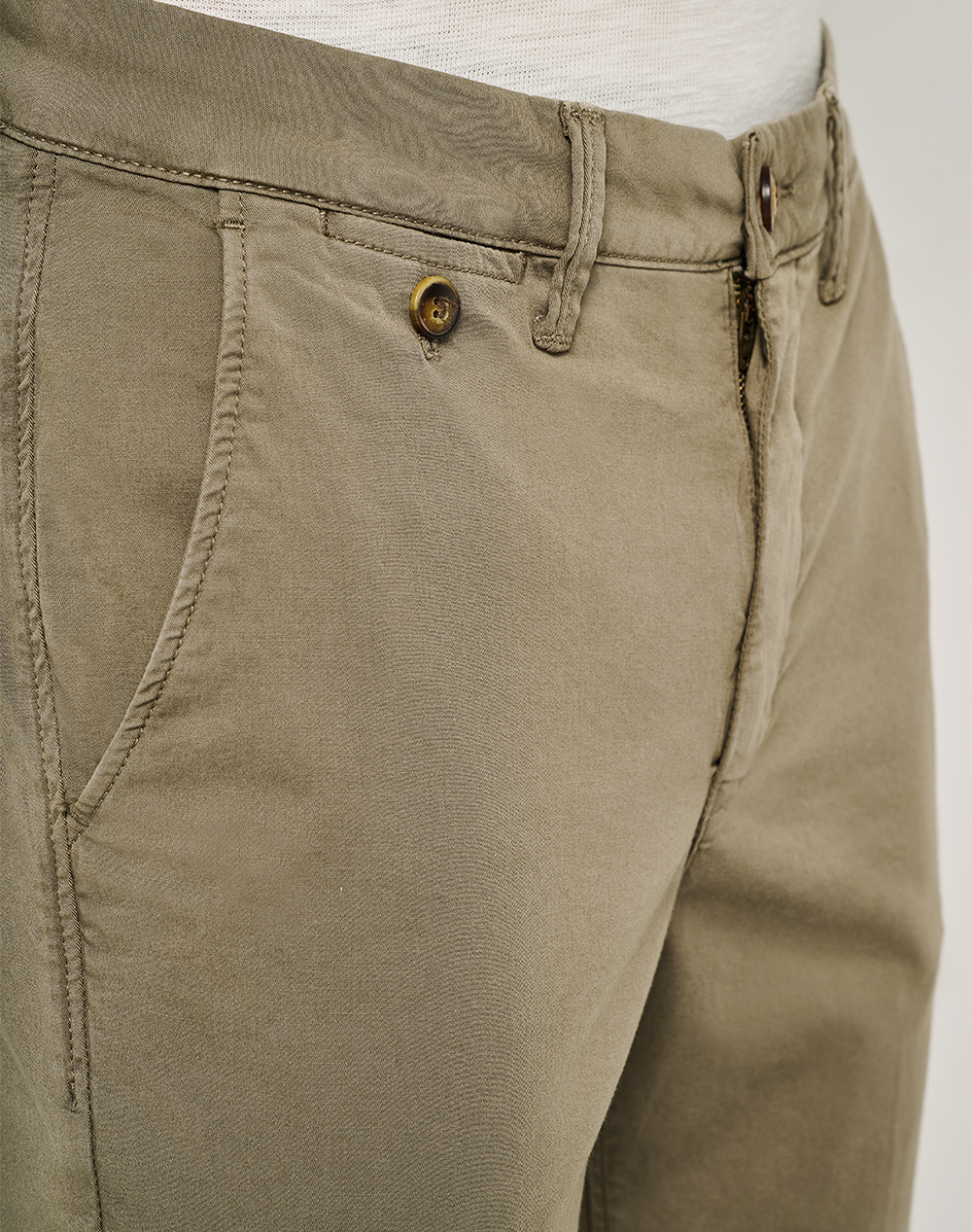 Staff Culton Man Pant 97%Co 3%Ea 5-898 080 9 055-Ν0215 Khaki ανδρικά ρούχα παντελόνια Chinos Politikos Shop Πολιτικός