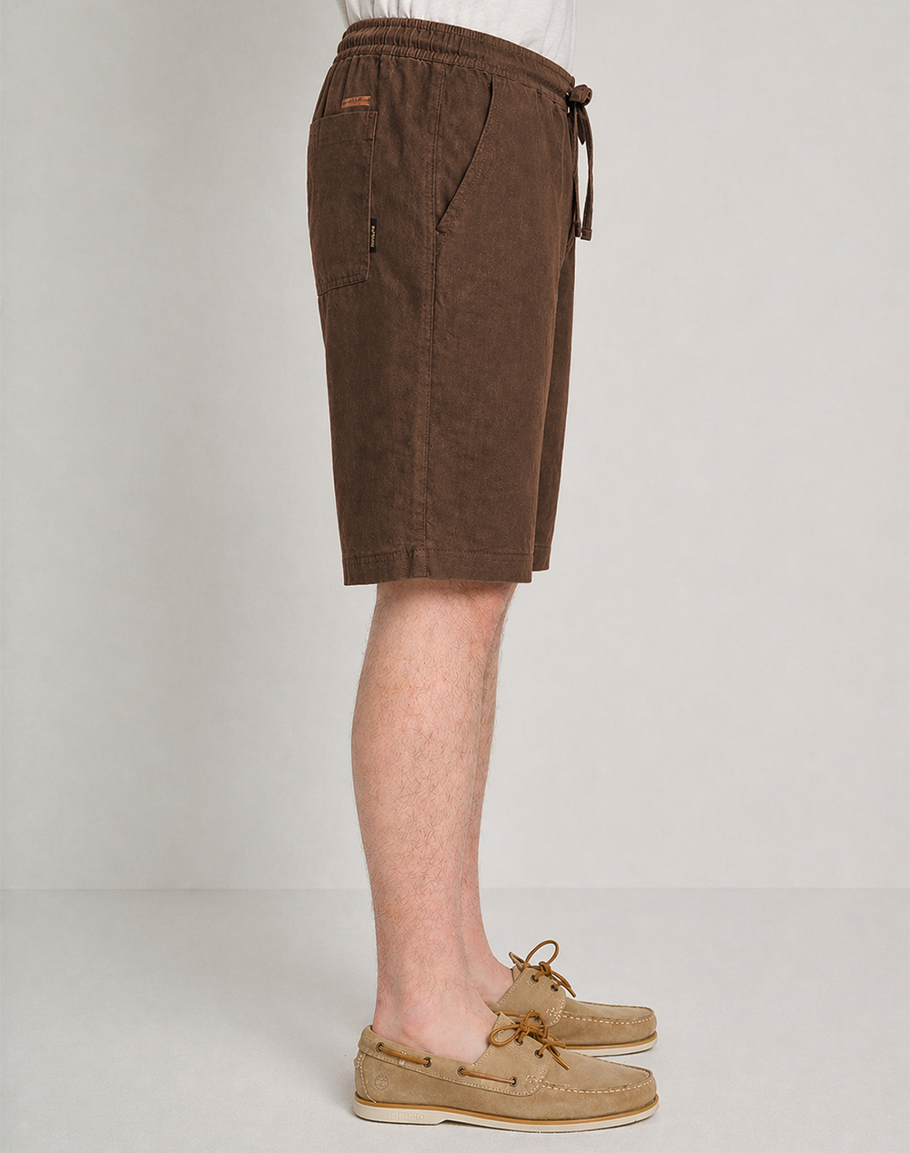 Staff Glen Man Bermouda 60-402 055-Ν0049 Brown ανδρικά ρούχα Σορτς Βερμουδες Chinos Politikos Shop Πολιτικός