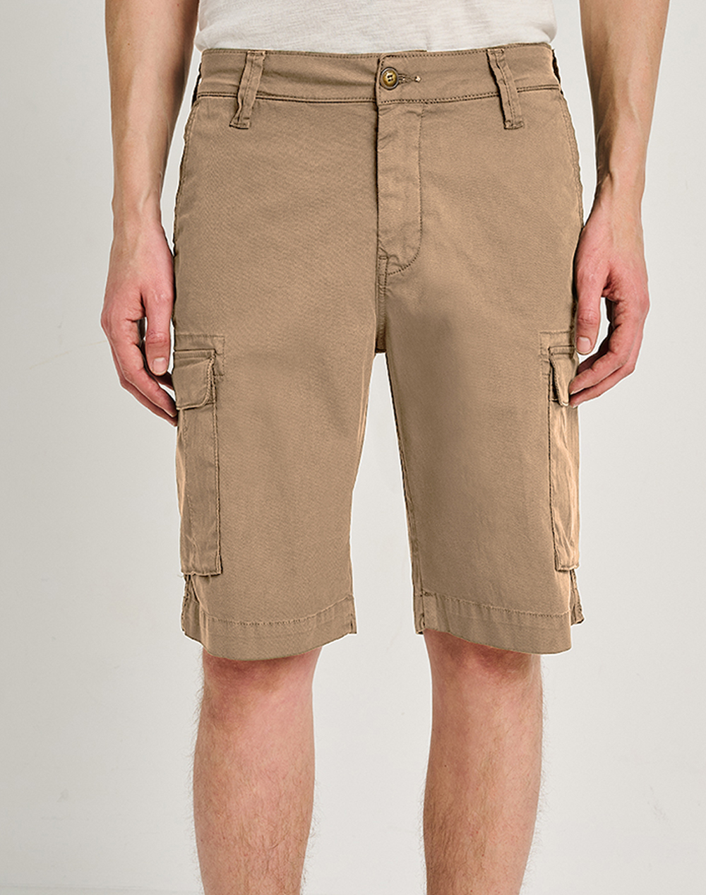 STAFF New Jerry Man Short Pant 98%REGENAGRI CO 2%EA 5-817.081.9.055-Ν0070 Biege
