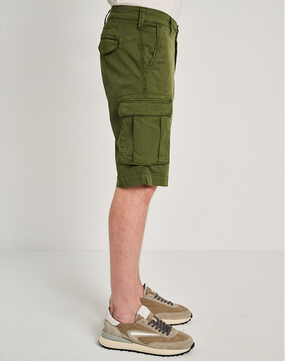 Staff New Jerry Man Short Pant 98%Regenagri Co 2%Ea 5-817 081 9 055-Ν0005 Olive ανδρικά ρούχα Σορτς Βερμουδες Cargo Politikos Shop Πολιτικός