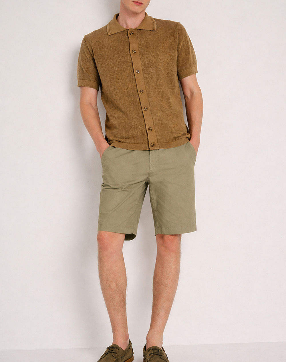 Staff Dylan Man Short Pant 97%Co 3%Ea 5-858 080 9 055-Ν0215 Olive ανδρικά ρούχα Σορτς Βερμουδες Chinos Politikos Shop Πολιτικός