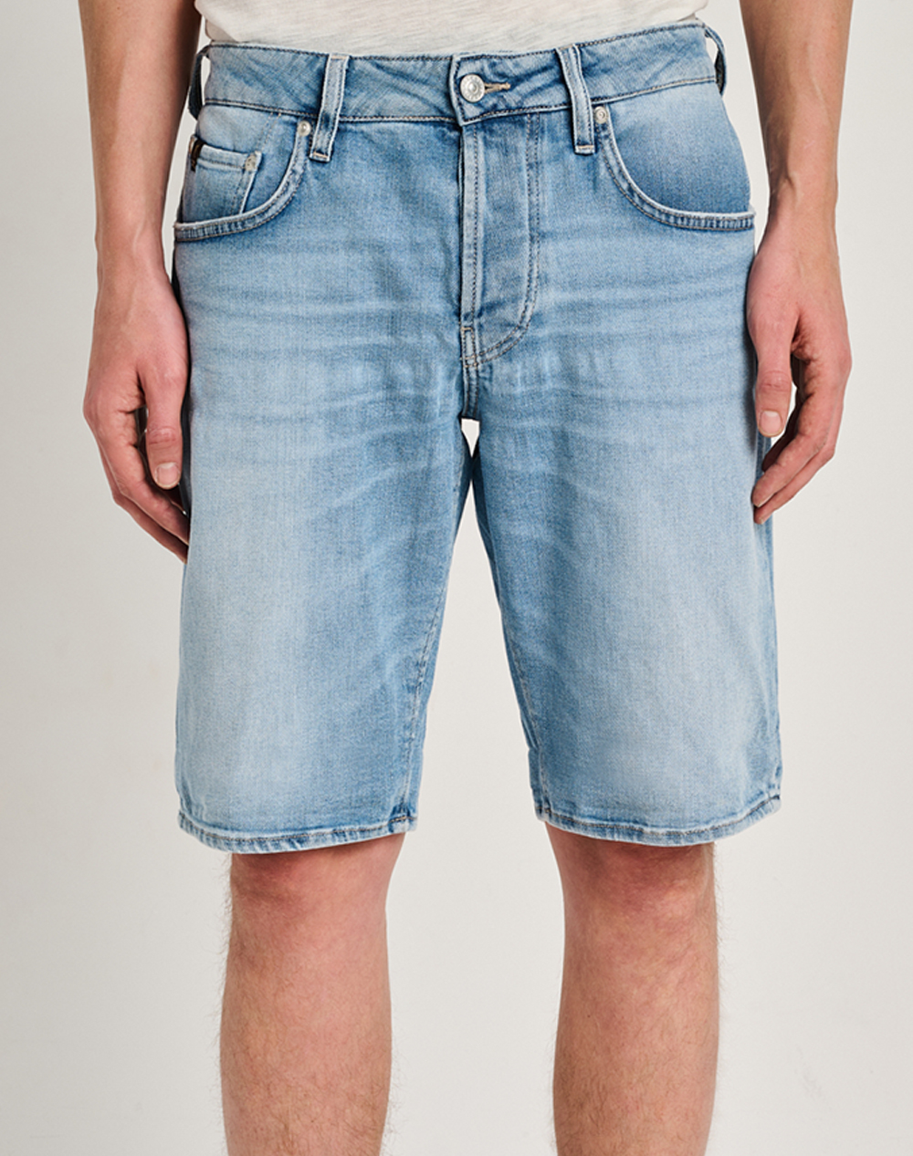 STAFF Paolo Man Short Pant 98%CO 2%EA 5-890.056.B3.055-.00 DenimLightBlue