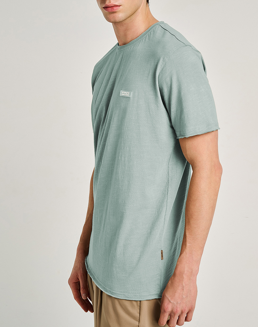 Staff Zeus Man T-Shirt 100%Co 64-016 055-Ν0138 Petrol ανδρικά ρούχα μπλούζες Politikos Shop Πολιτικός