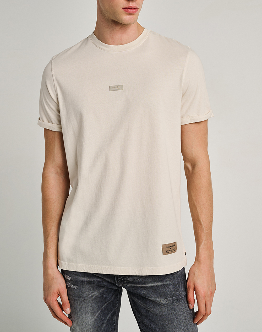 STAFF Evan Man T-Shirt Wide Fit 64-020.055-Ν9947 Biege