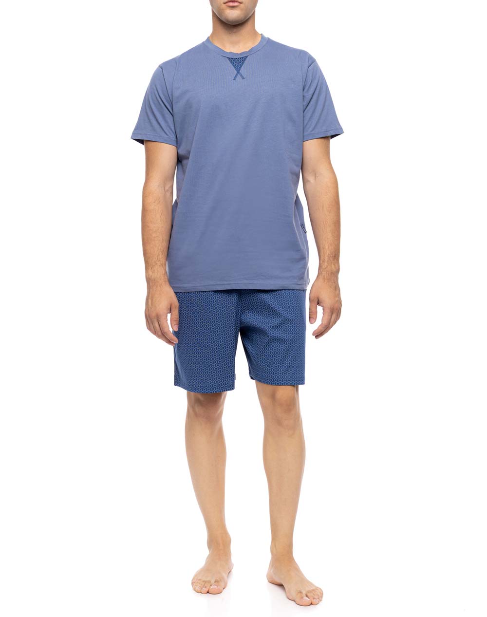 ULISSE ULISSE PYJAMA PURE NIGHTS S-M613-Cosmos Blue Blue