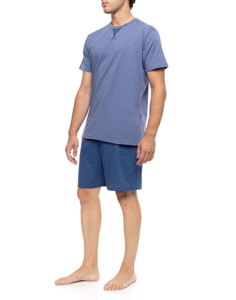 ULISSE PYJAMA PURE NIGHTS S-M613-Cosmos Blue Blue φωτογραφία