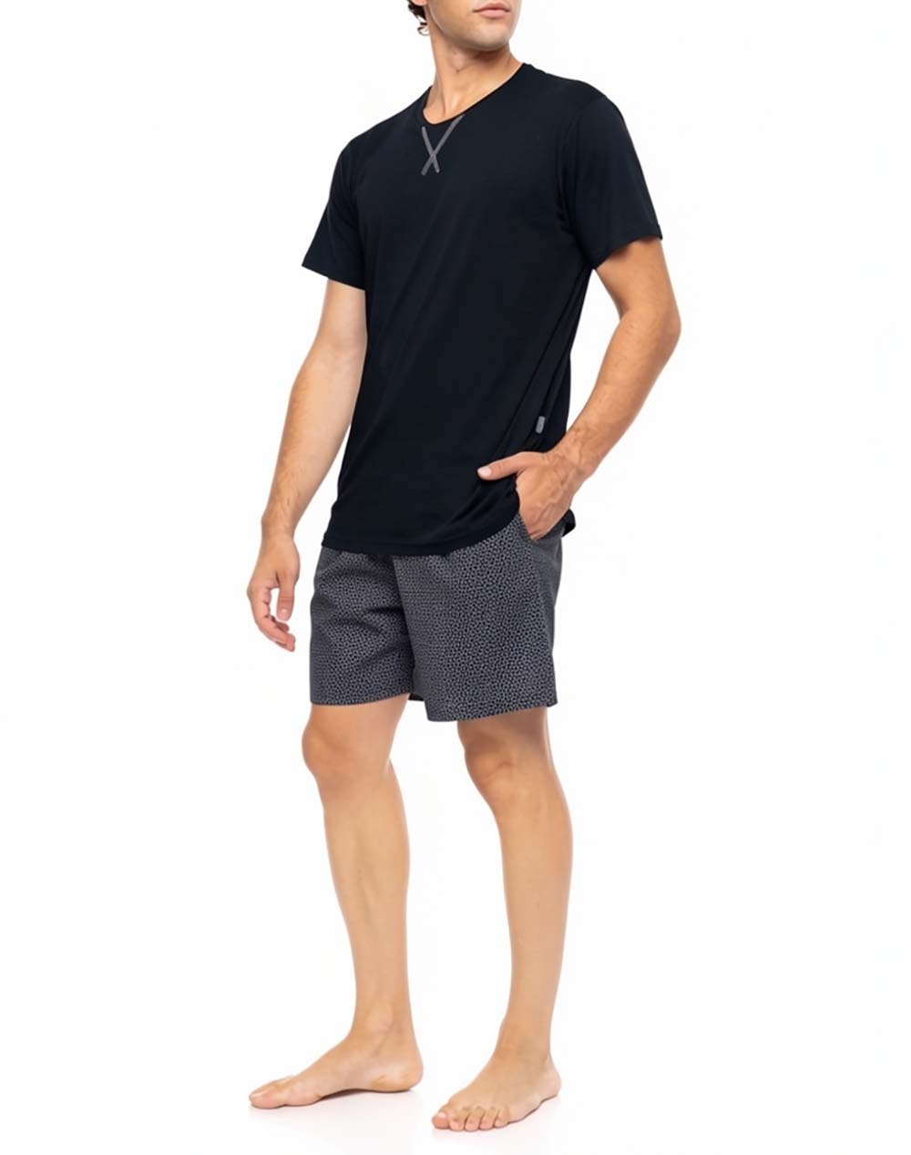 ULISSE PYJAMA EASY GEO S-M608-Yacht Blue NavyBlue φωτογραφία