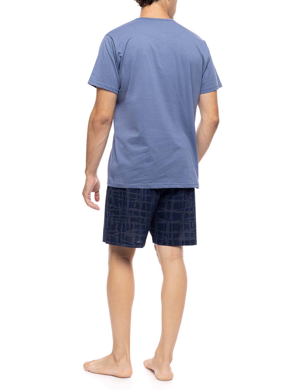 ULISSE PYJAMA 3PCS BLUE NIGHTS S-M621-Cosmos Blue Blue φωτογραφία