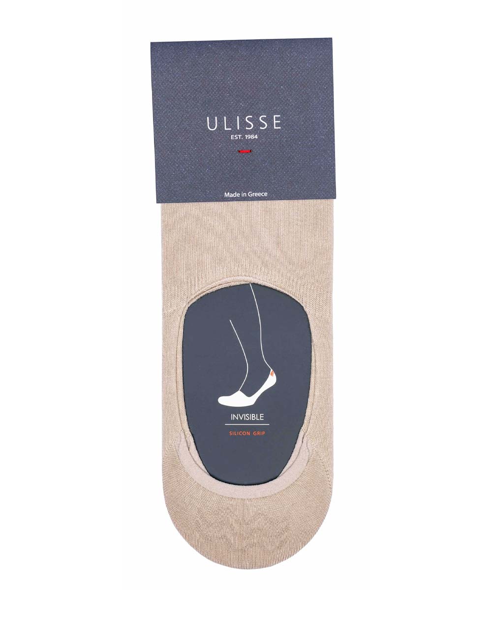 ULISSE SOCKS MEN ULISSE INVISIBLE SC-M100-266-SKIN Nude φωτογραφία