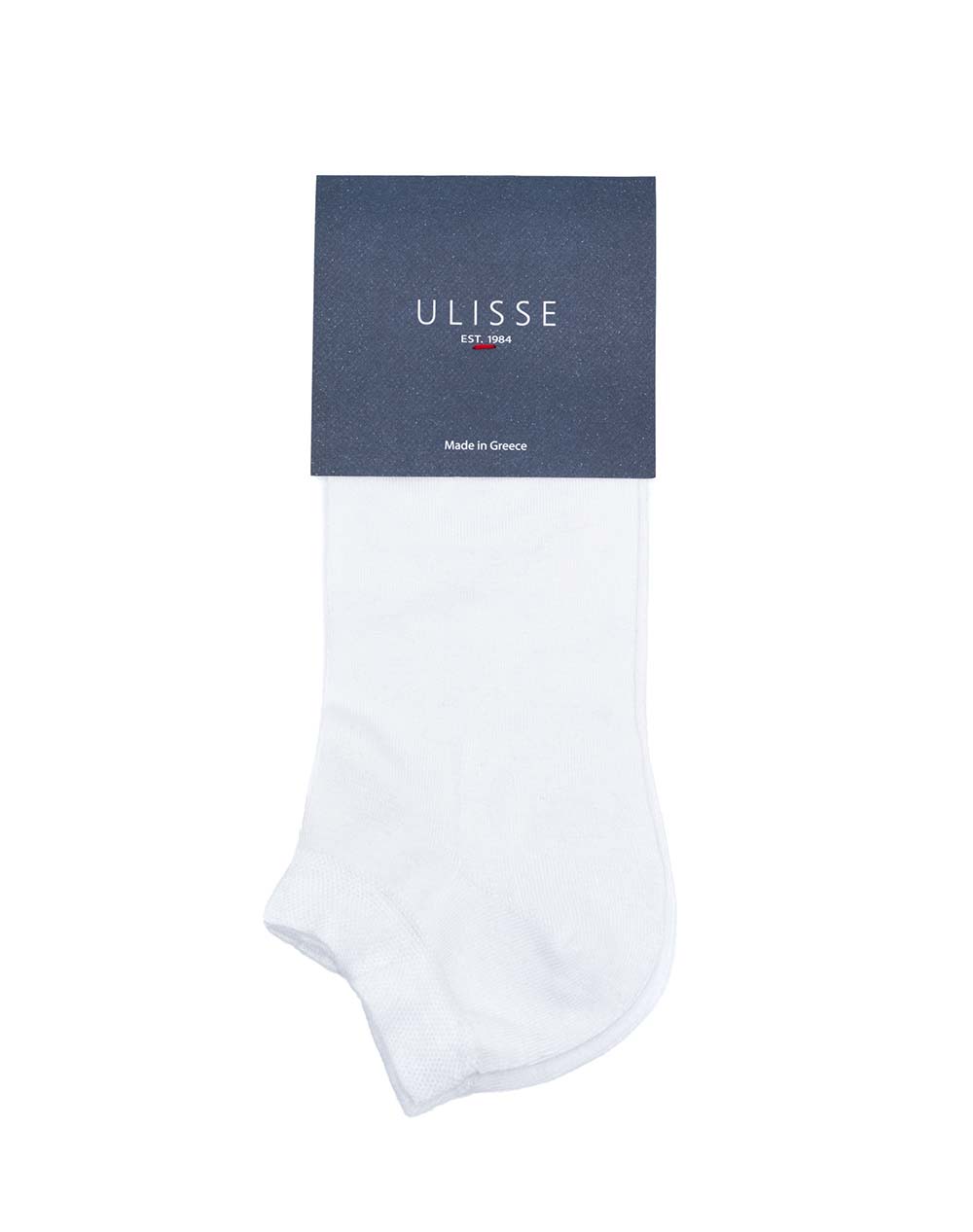 ULISSE SOCKS MEN ULISSE BASIC SHORT SC-M100-267-00 White φωτογραφία
