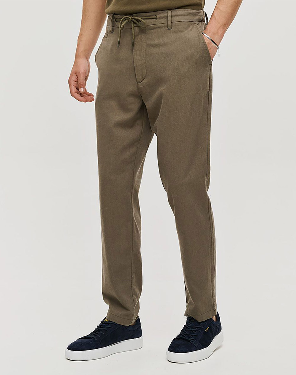 BROKERS ΑΝΔΡΙΚΟ ΠΑΝΤΕΛΟΝΙ ΒΑΜΒΑΚΕΡΟ 26014108487-62 Khaki