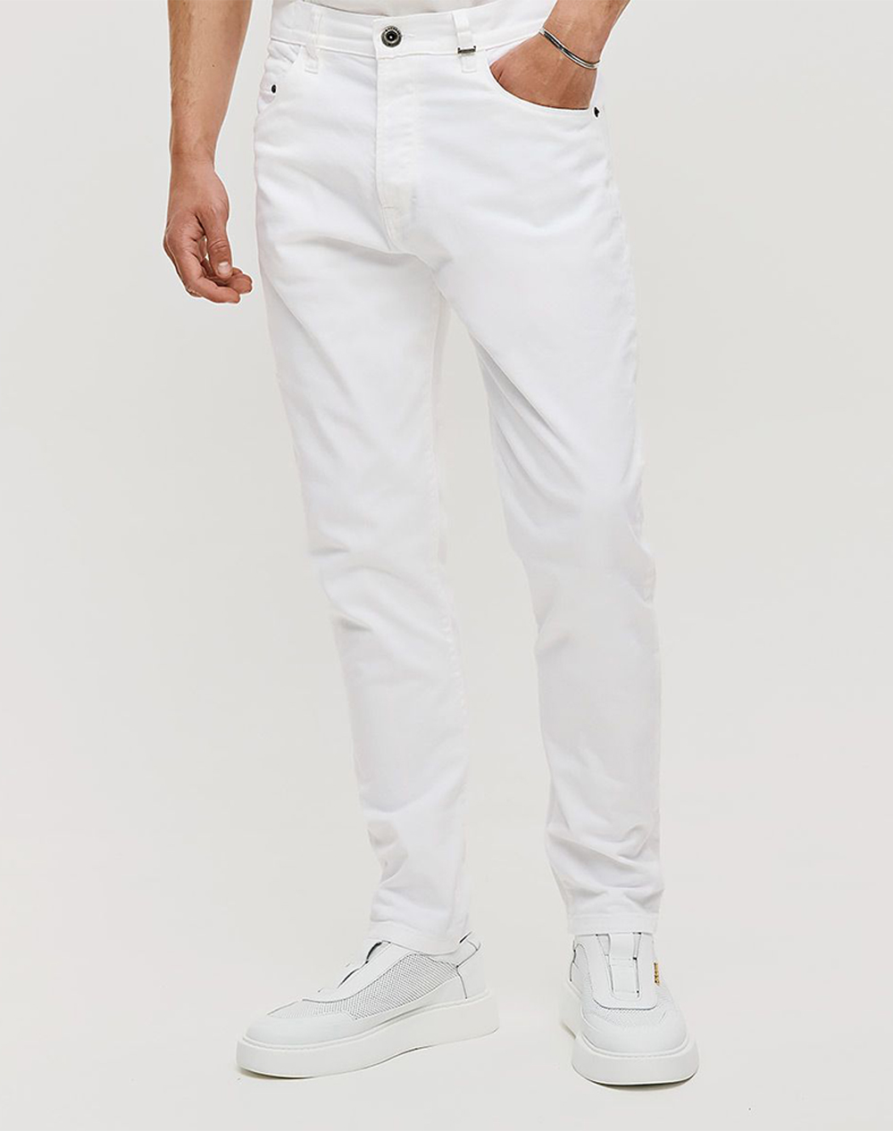 Men's Jeans Brokers White