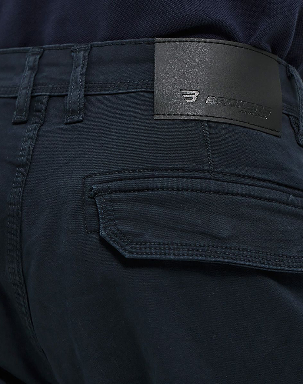 Brokers Ανδρική Βερμουδα Cargo 26015505451-72 Darkblue ανδρικά ρούχα Σορτς Βερμουδες Politikos Shop Πολιτικός