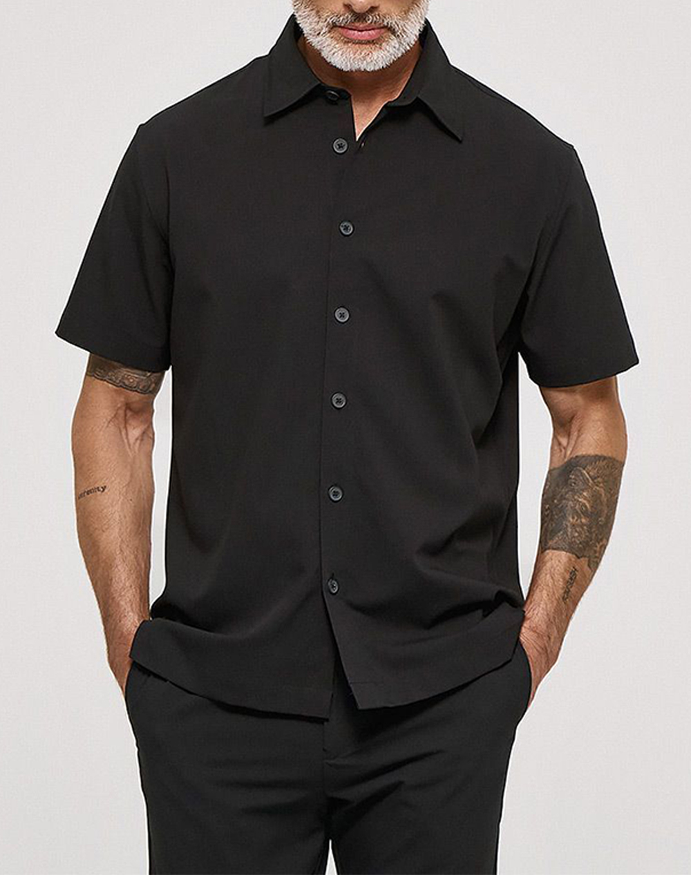 BROKERS ΑΝΔΡΙΚΟ ΠΟΥΚΑΜΙΣΟ REGULAR 26016391492-80 Black