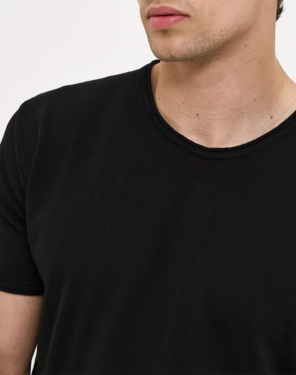 Brokers Ανδρική Πλεκτη Μπλούζα 26019131942-80 Black ανδρικά ρούχα μπλούζες Πλεκτά Politikos Shop Πολιτικός