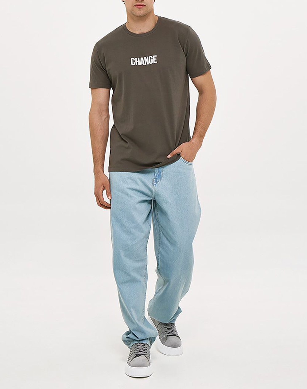 Brokers Ανδρικό T-Shirt 26017112751-82 Mixed ανδρικά ρούχα μπλούζες Politikos Shop Πολιτικός