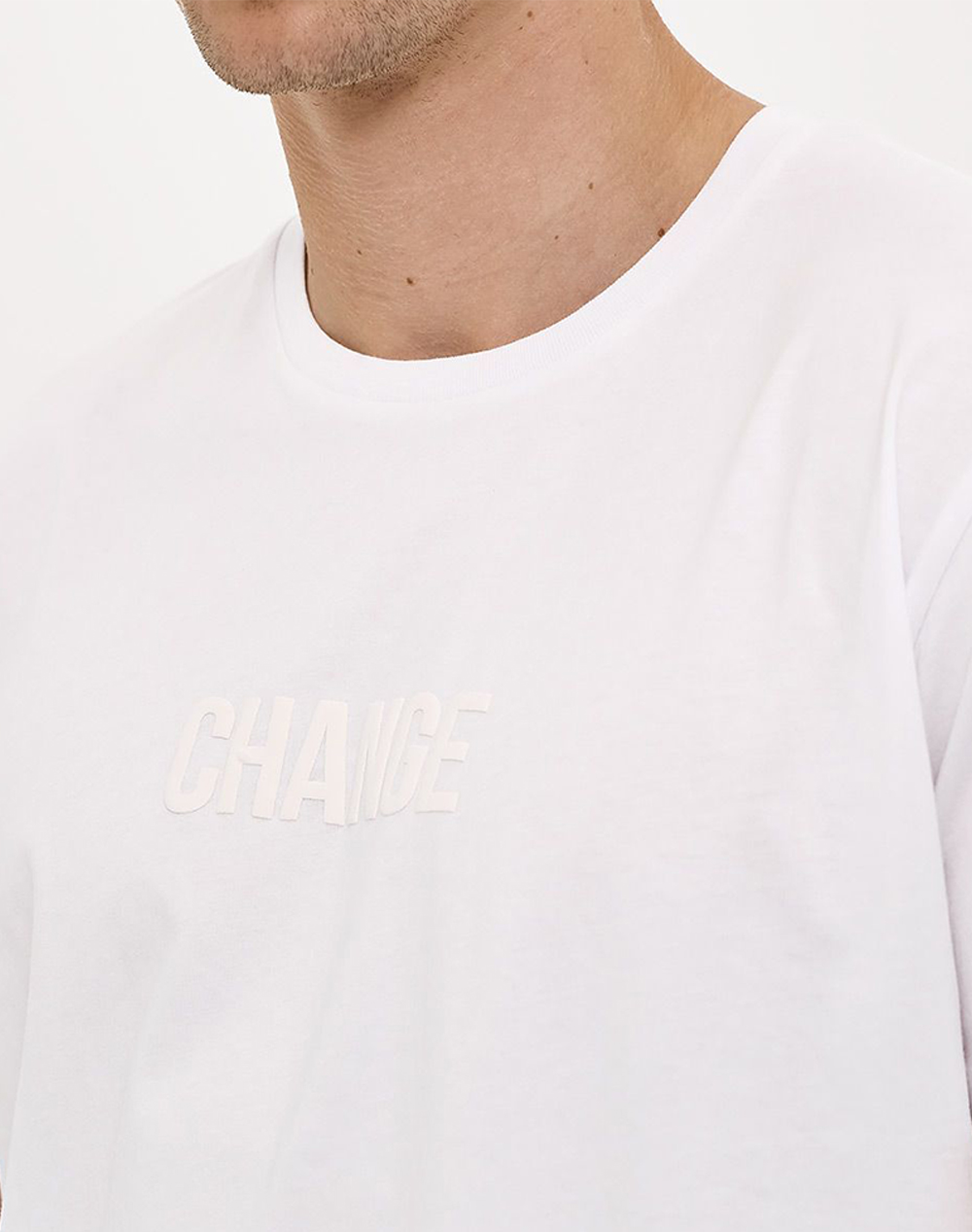 Brokers Ανδρικό T-Shirt 26017112751-1 White ανδρικά ρούχα μπλούζες Politikos Shop Πολιτικός
