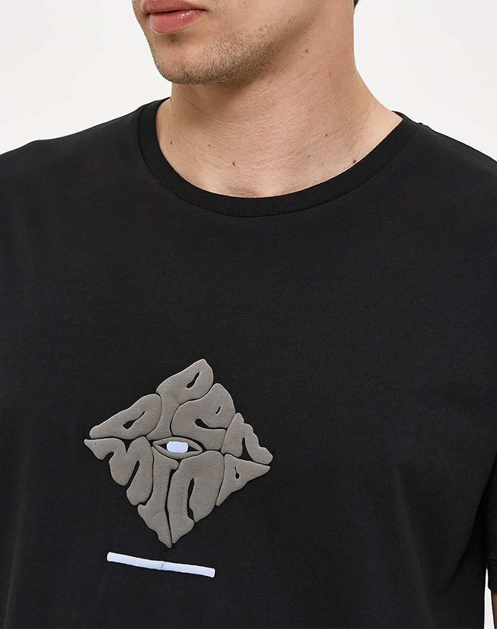 Brokers Ανδρικό T-Shirt 26017107751-80 Black ανδρικά ρούχα μπλούζες Politikos Shop Πολιτικός