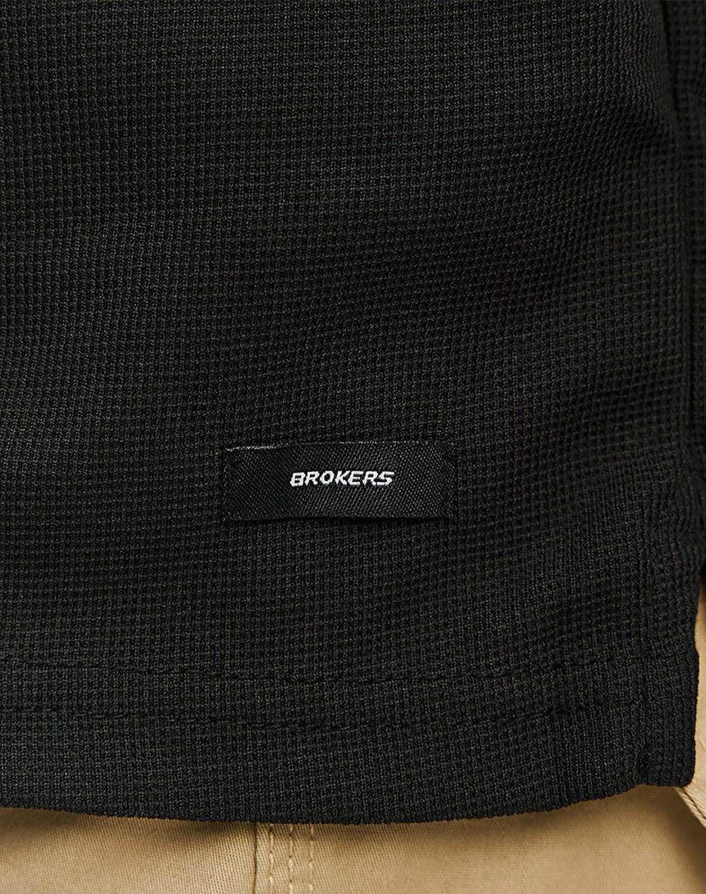 Brokers Ανδρικό Polo 26017813773-80 Black ανδρικά ρούχα μπλούζες Politikos Shop Πολιτικός