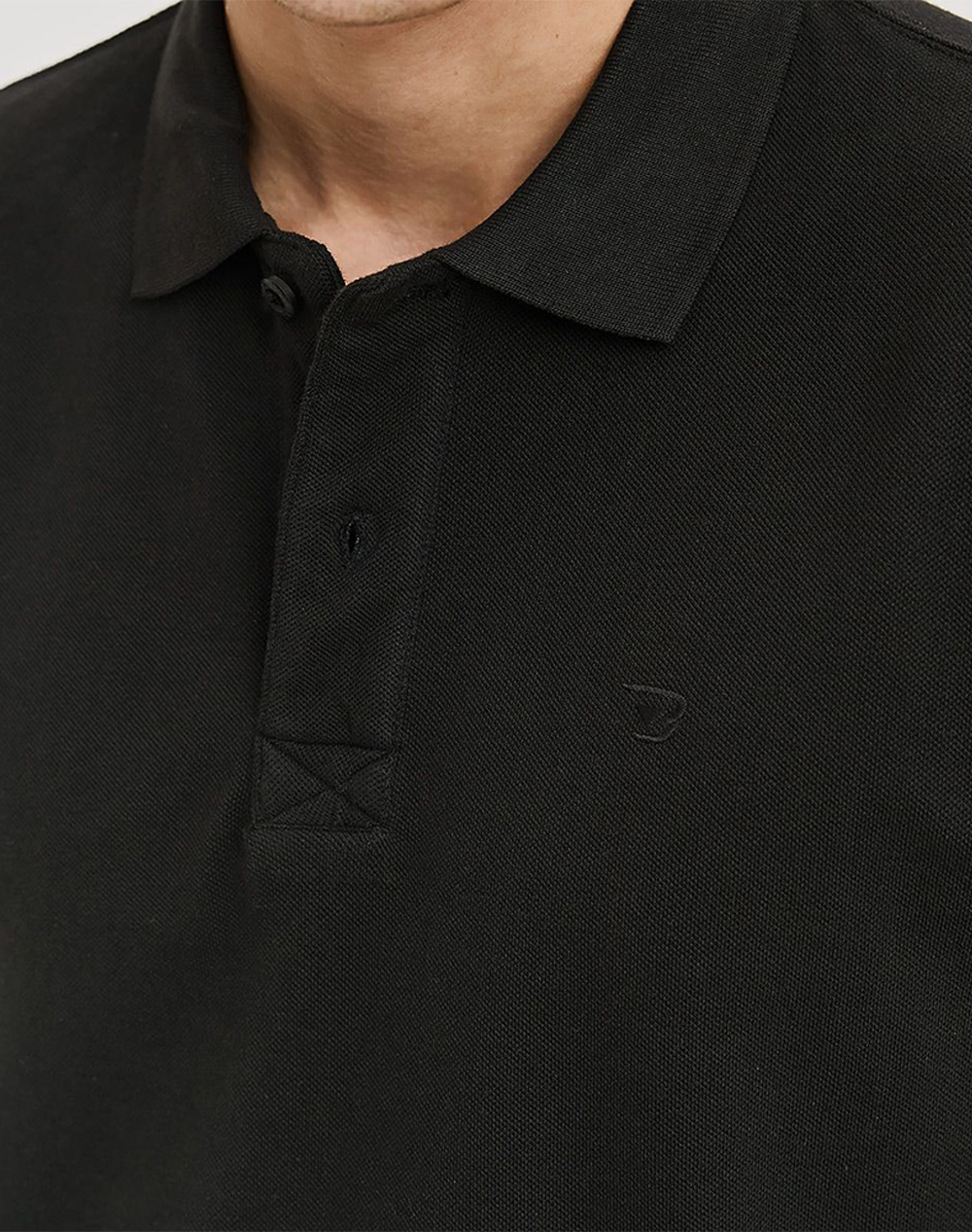 Brokers Ανδρικό Polo 26017801756-80 Black ανδρικά ρούχα μπλούζες Politikos Shop Πολιτικός