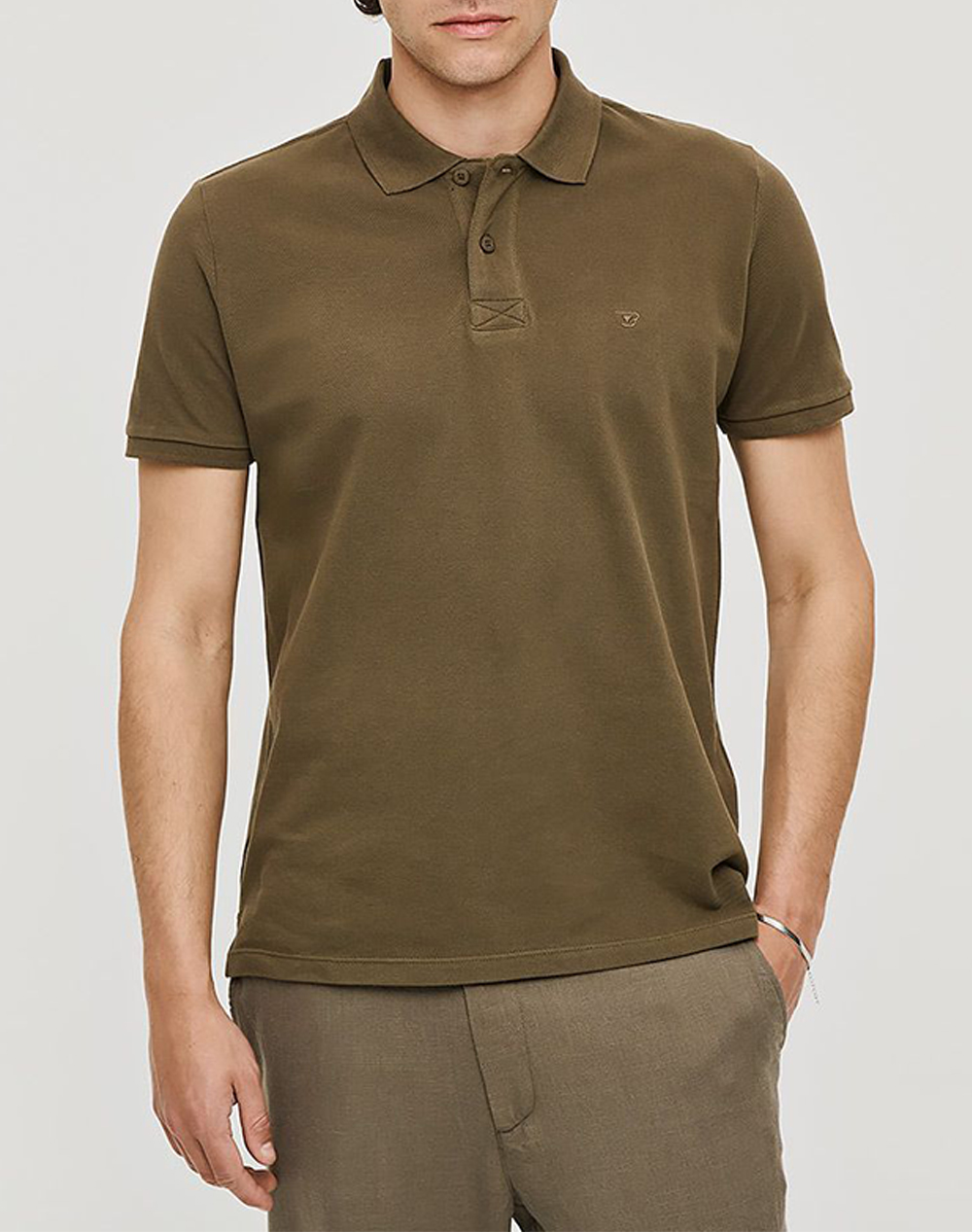 BROKERS ΑΝΔΡΙΚΟ POLO 26017801756-62 Khaki