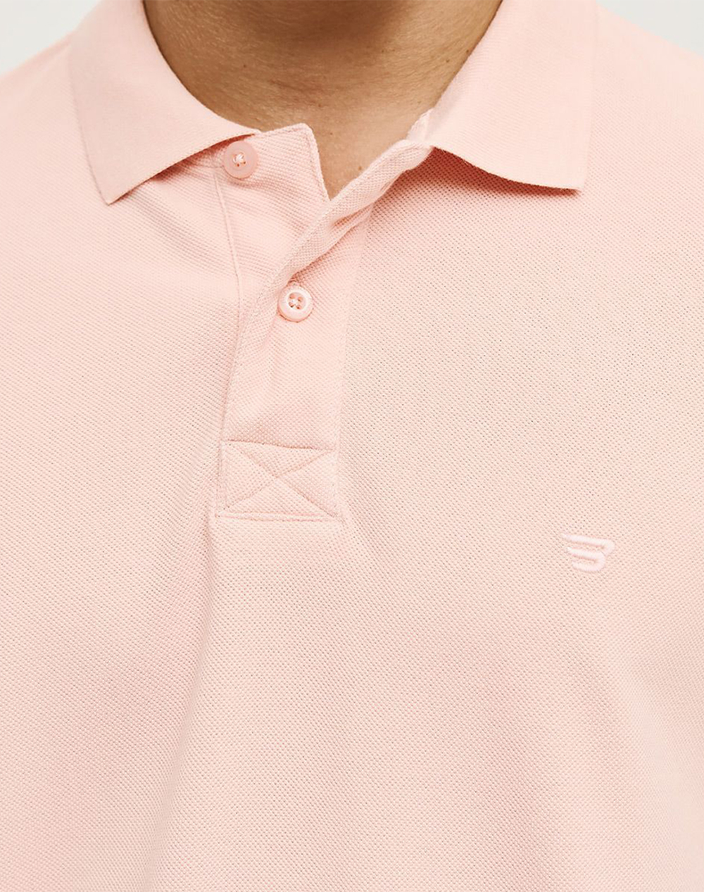 Brokers Ανδρικό Polo 26017801756-16 Lightpink ανδρικά ρούχα μπλούζες Politikos Shop Πολιτικός