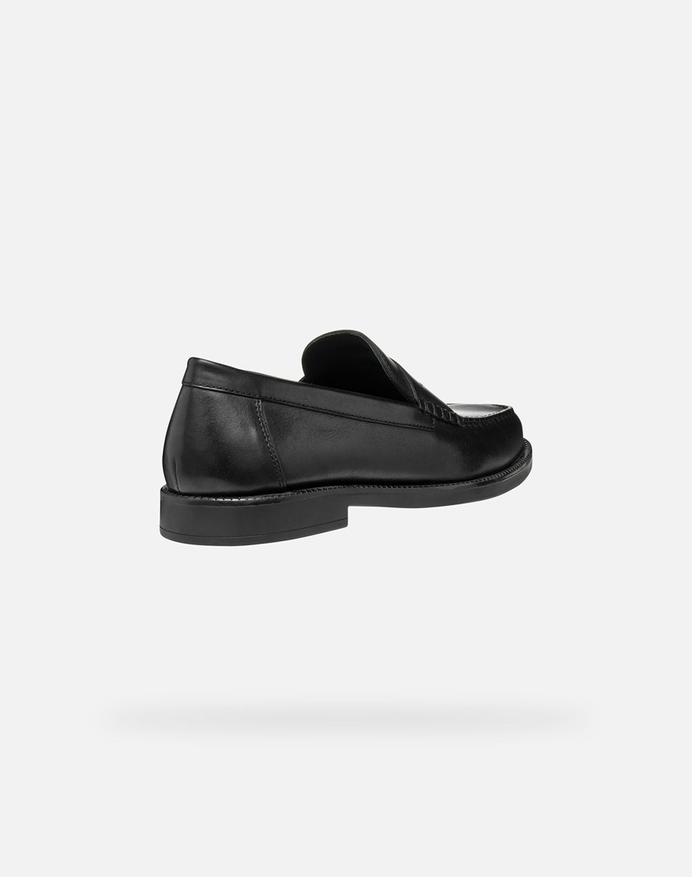 Geox U Recanati D - Smo Lea U55Hvd00043C9999-C9999 Totalblack ανδρικά παπούτσια Μοκασινια Politikos Shop Πολιτικός