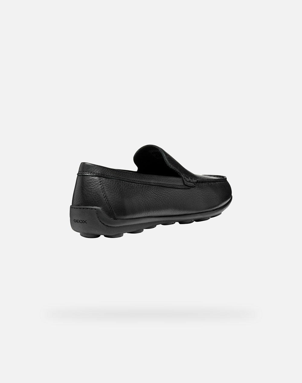 Geox U Spherica Ec16 A - Tumb Lea U55Hya00046C9999-C9999 Black ανδρικά παπούτσια Μοκασινια Politikos Shop Πολιτικός