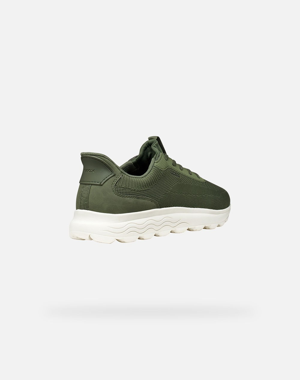 Geox U Spherica Plus A - Knit Te+Sy U55Mpa06Kekc3704-C3704 Armygreen ανδρικά παπούτσια Sneakers Politikos Shop Πολιτικός