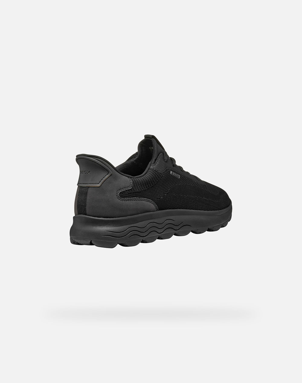 Geox U Spherica Plus A - Knit Te+Sy U55Mpa06Kekc9999-C9999 Black ανδρικά παπούτσια Sneakers Politikos Shop Πολιτικός