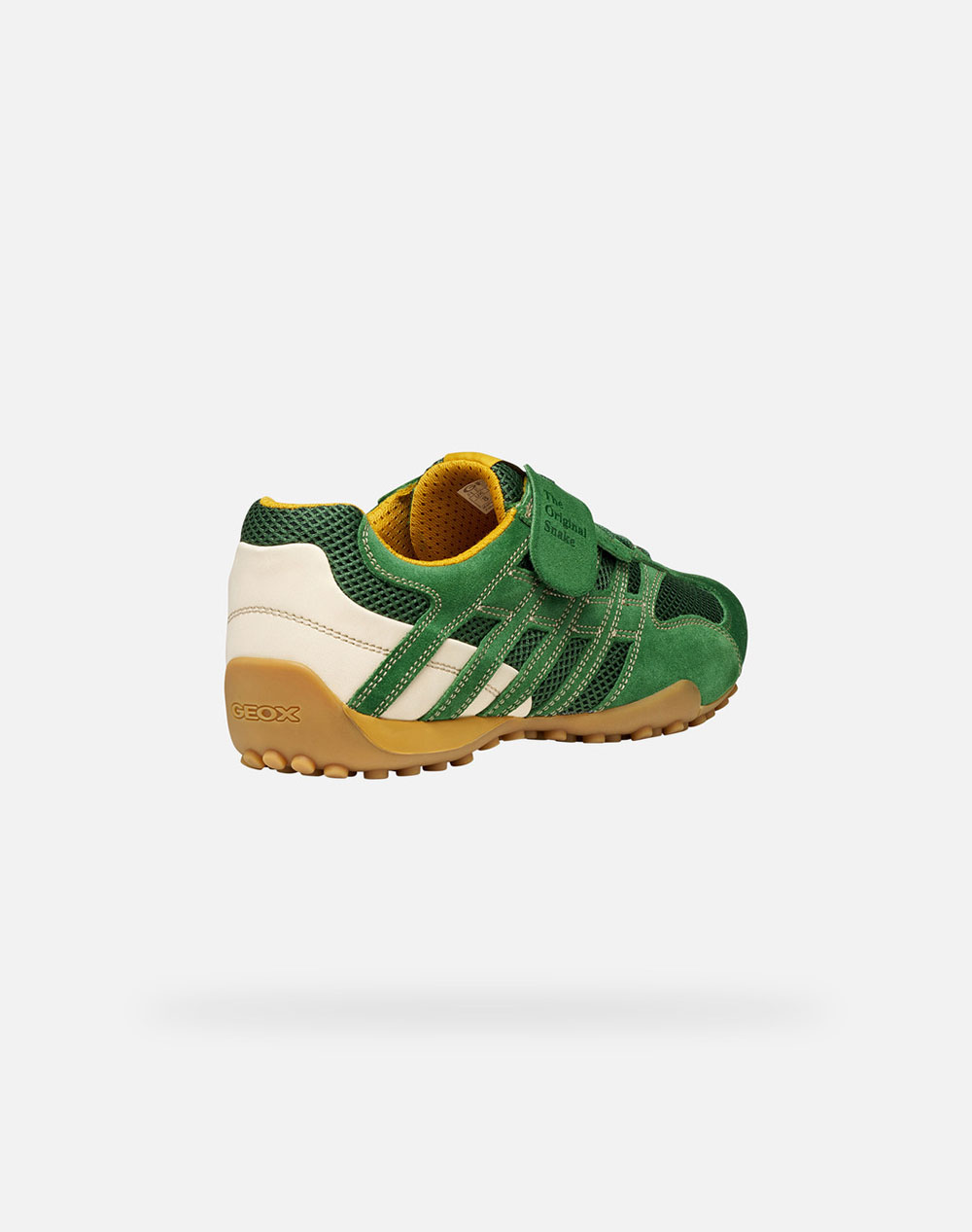 Geox U Snake Original A - Sue+Mesh U55Mna02214C3000-C3000 Green ανδρικά παπούτσια Sneakers Politikos Shop Πολιτικός