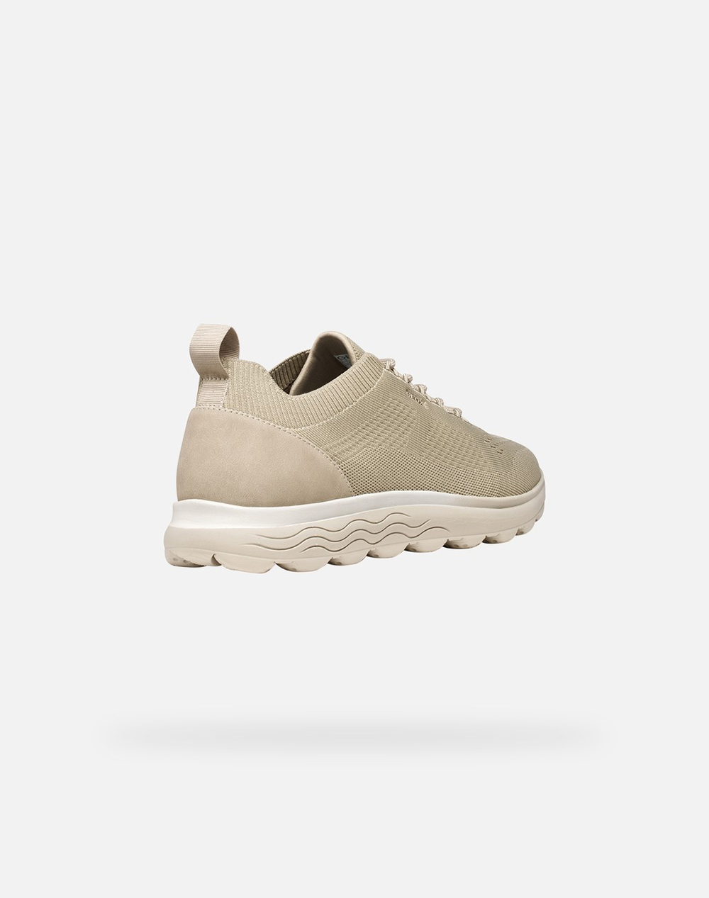 Geox U Spherica A - Knitted Text U15Bya0005Zc5015-C5015 Biege ανδρικά παπούτσια Sneakers Politikos Shop Πολιτικός
