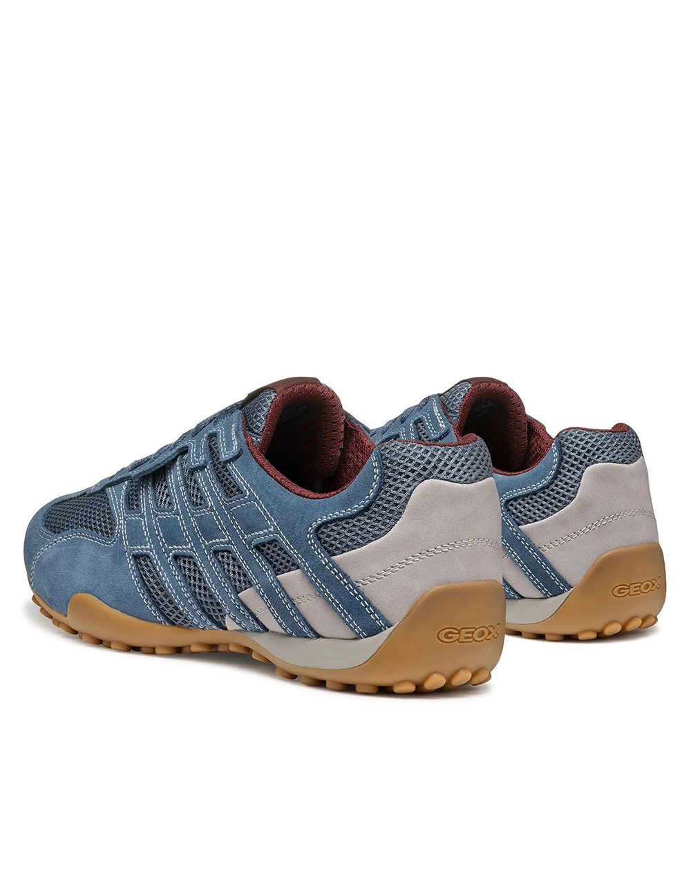 Geox U Snake Original A - Sue+Mesh U55Mna02214C4348-C4348 Skyblue ανδρικά παπούτσια Sneakers Politikos Shop Πολιτικός