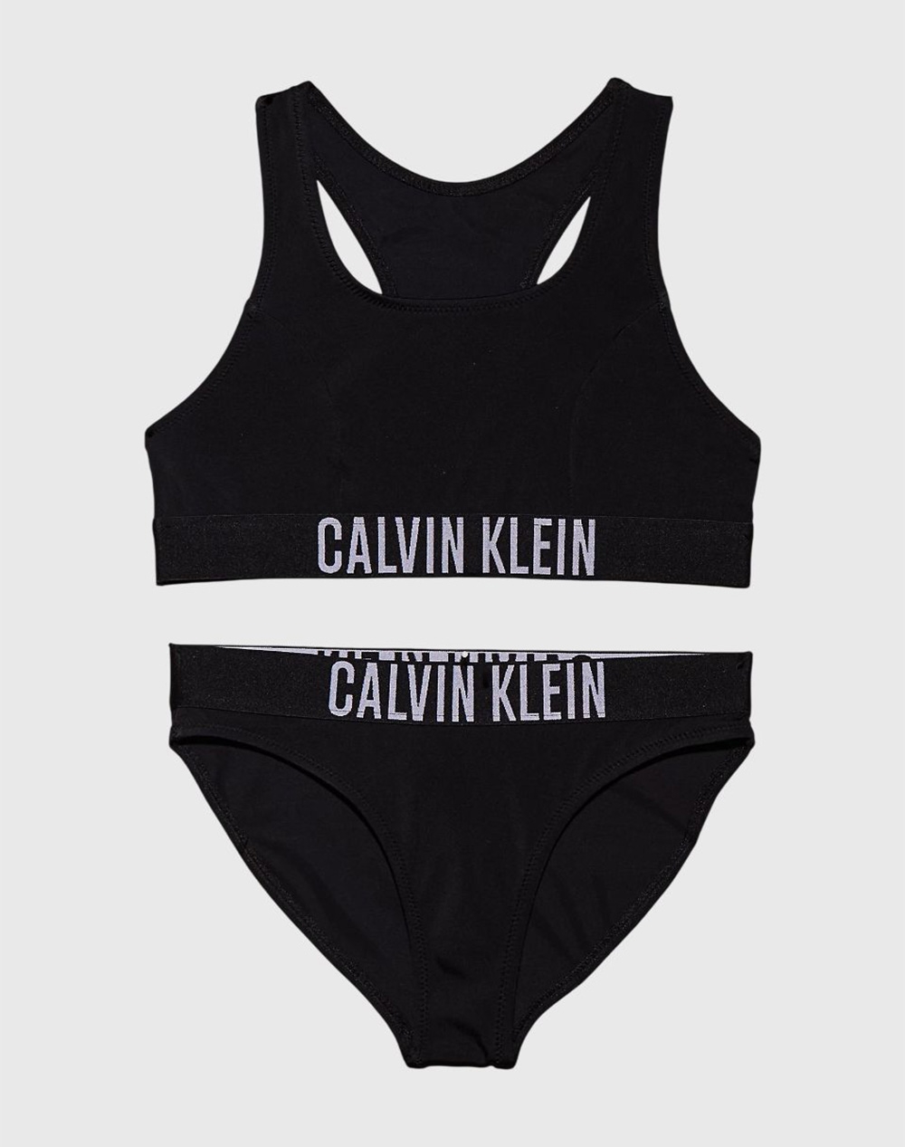 CALVIN KLEIN JEANS BRALETTE BIKINI SET KY0KY00091-BEH Black