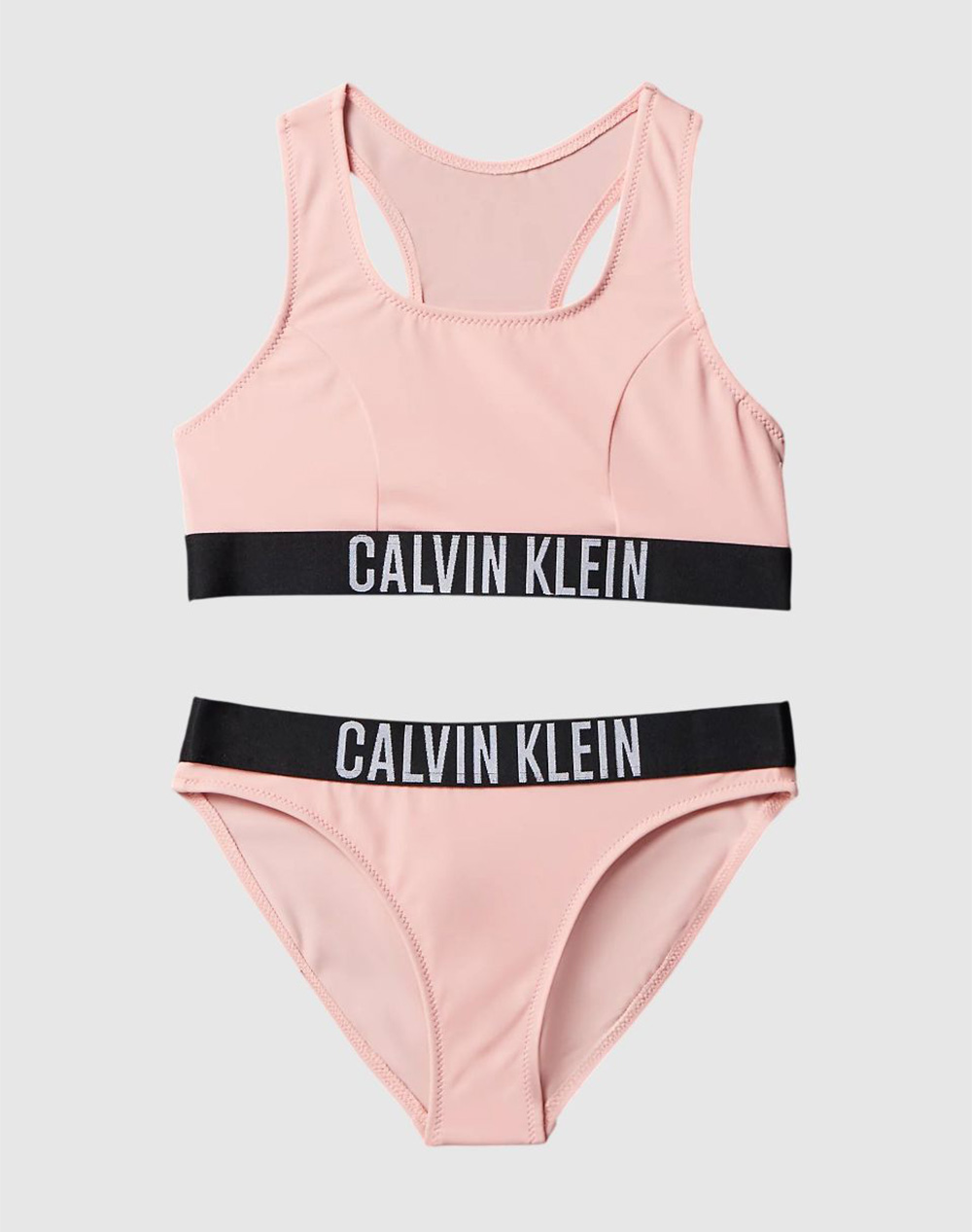 CALVIN KLEIN JEANS BRALETTE BIKINI SET KY0KY00091-TFL LightPink