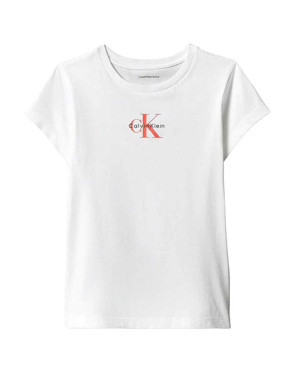 CALVIN KLEIN JEANS MICRO MONOGRAM TOP LVCKSJA15G-8Y-16Y-YAF White