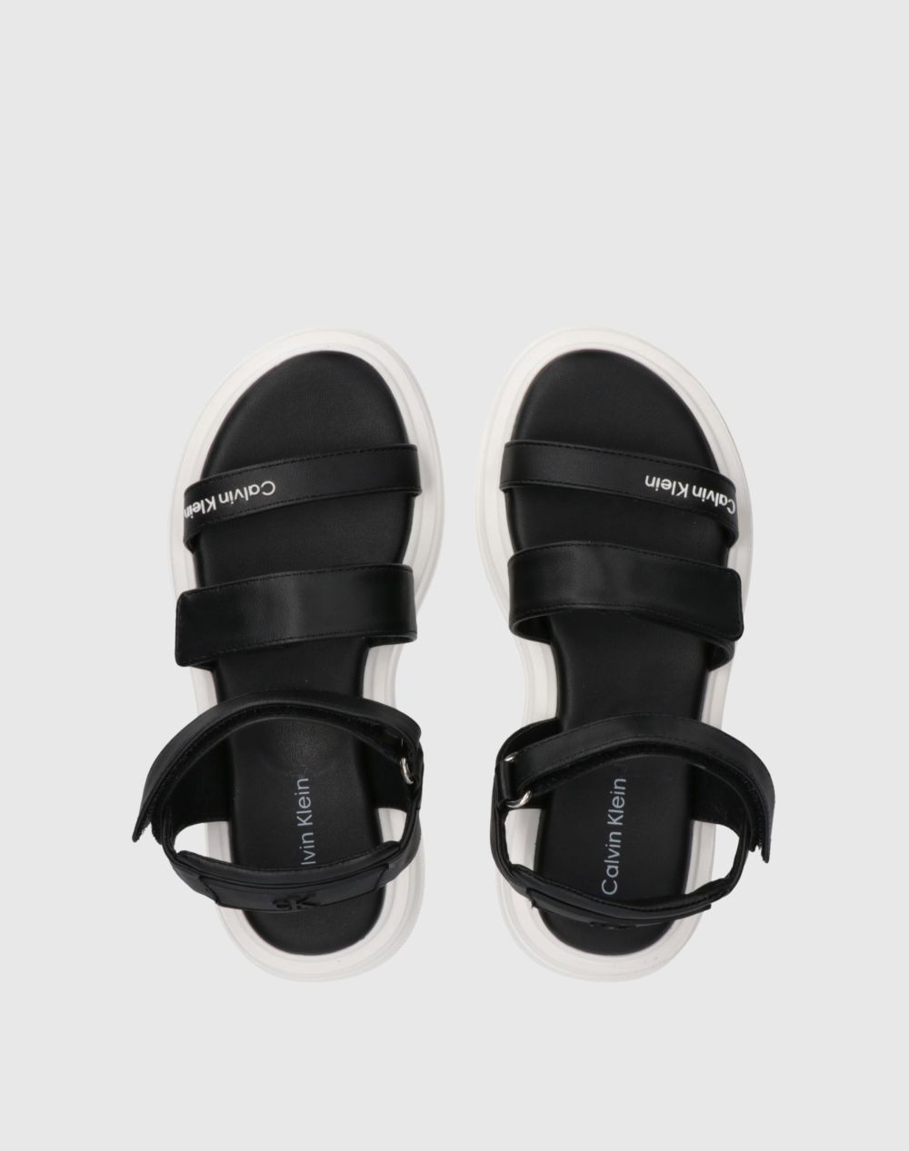 CALVIN KLEIN JEANS VELCRO SANDAL V3A2-83250-0326-30-34-999 JetBlack φωτογραφία