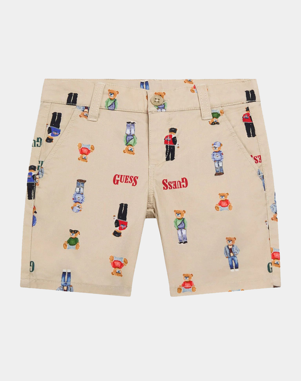 GUESS STRETCH GABARDINE SHORT ΣΟΡΤΣ ΠΑΙΔΙΚΟ BOY N6RD03WFY91-PM4Y Biege