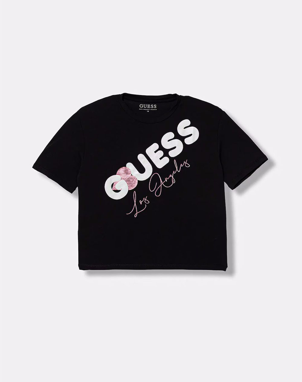GUESS KIDS MIDI SS T-SHIRT ΜΠΛΟΥΖΑ ΠΑΙΔΙΚΟ GIRL J6RI00K6YW4-JBLK Black