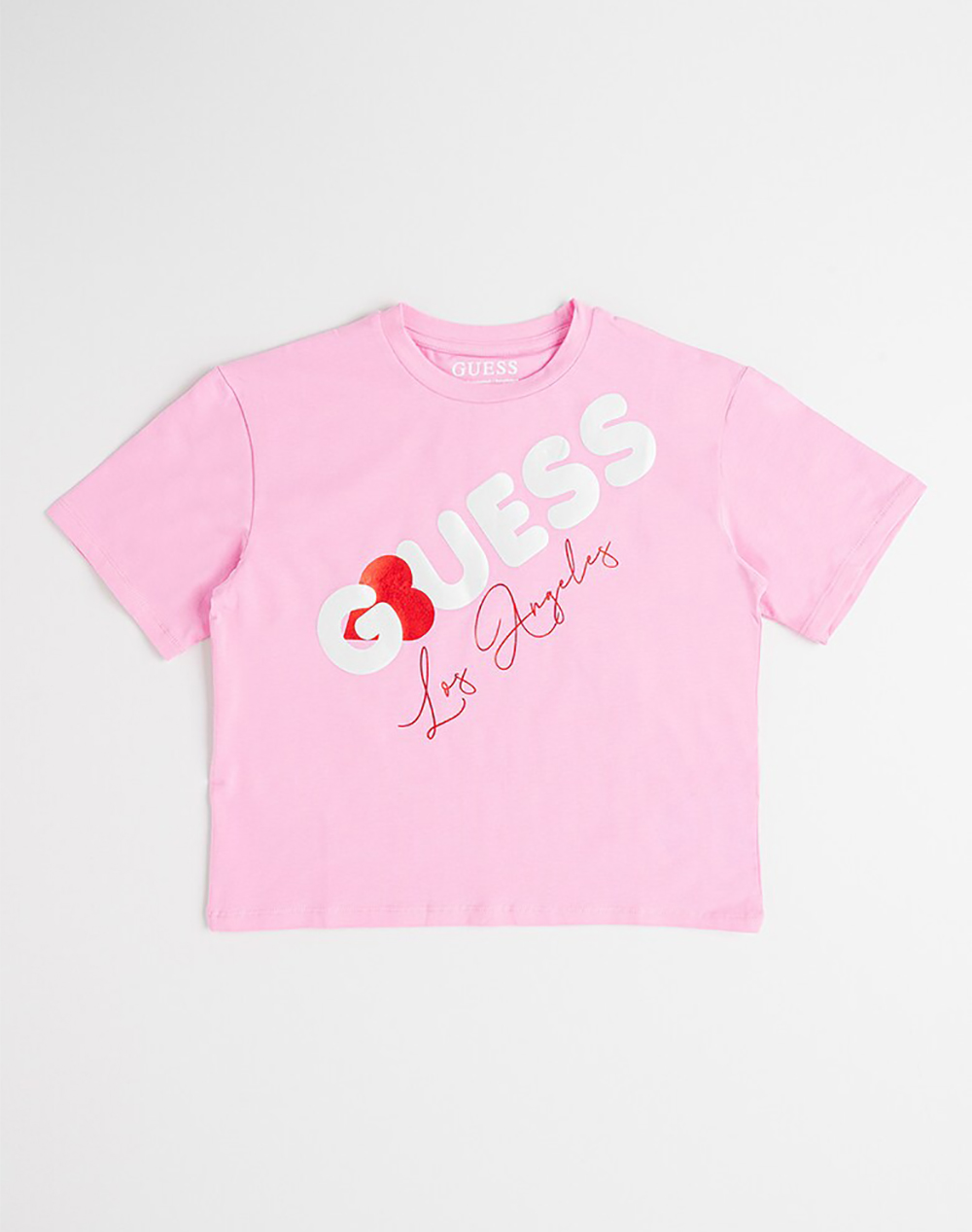GUESS KIDS MIDI SS T-SHIRT ΜΠΛΟΥΖΑ ΠΑΙΔΙΚΟ GIRL J6RI00K6YW4-A61T Pink
