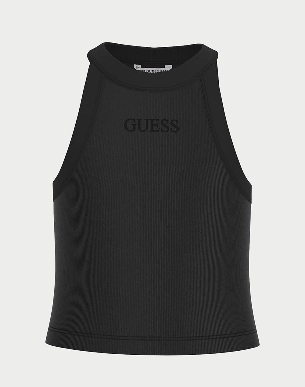 GUESS GMT DYE RIB CROP SL TOP ΜΠΛΟΥΖΑ ΠΑΙΔΙΚΟ GIRL J6RI35KBPZ4-JBLK Black