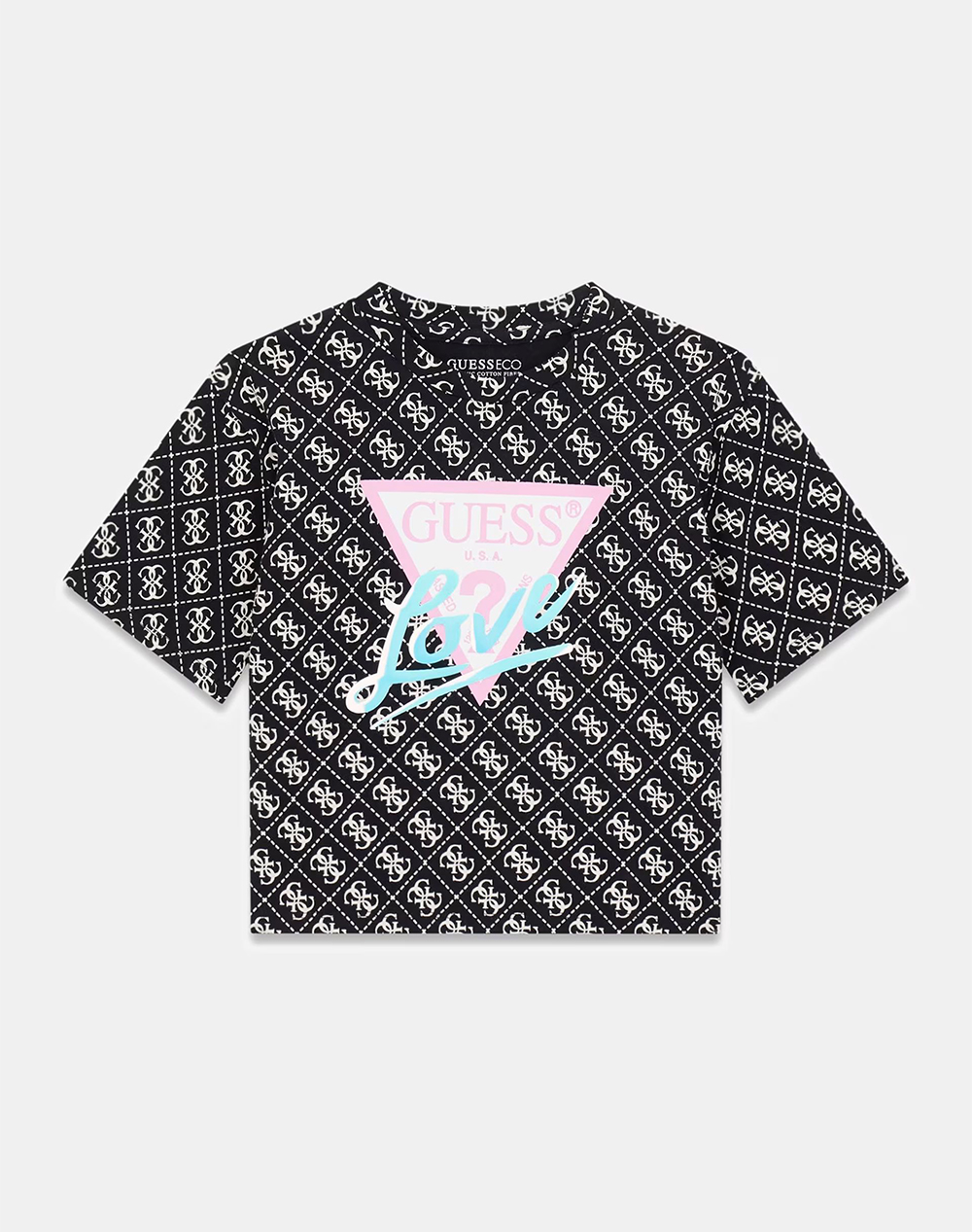 GUESS KIDS MIDI SS T-SHIRT ΜΠΛΟΥΖΑ ΠΑΙΔΙΚΟ GIRL J6RI08K6YW4-P9NP Black